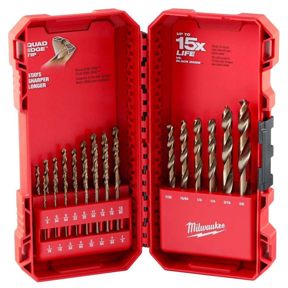 RED HELIX™ Cobalt Drill Bit Set – 23PC