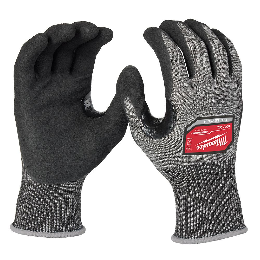 Cut Level 4 High-Dexterity Nitrile Dipped Gloves - XL