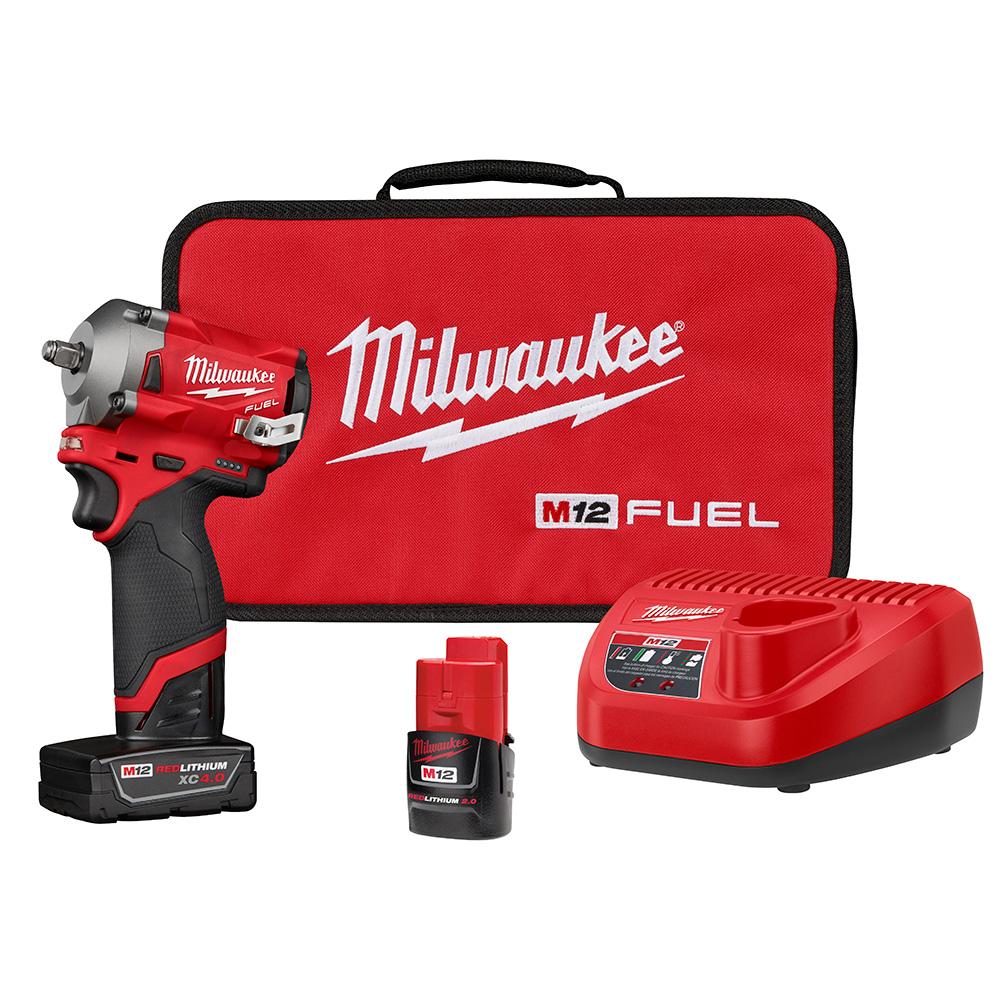 M12 FUEL™ Stubby 3/8 in. Impact Wrench Kit