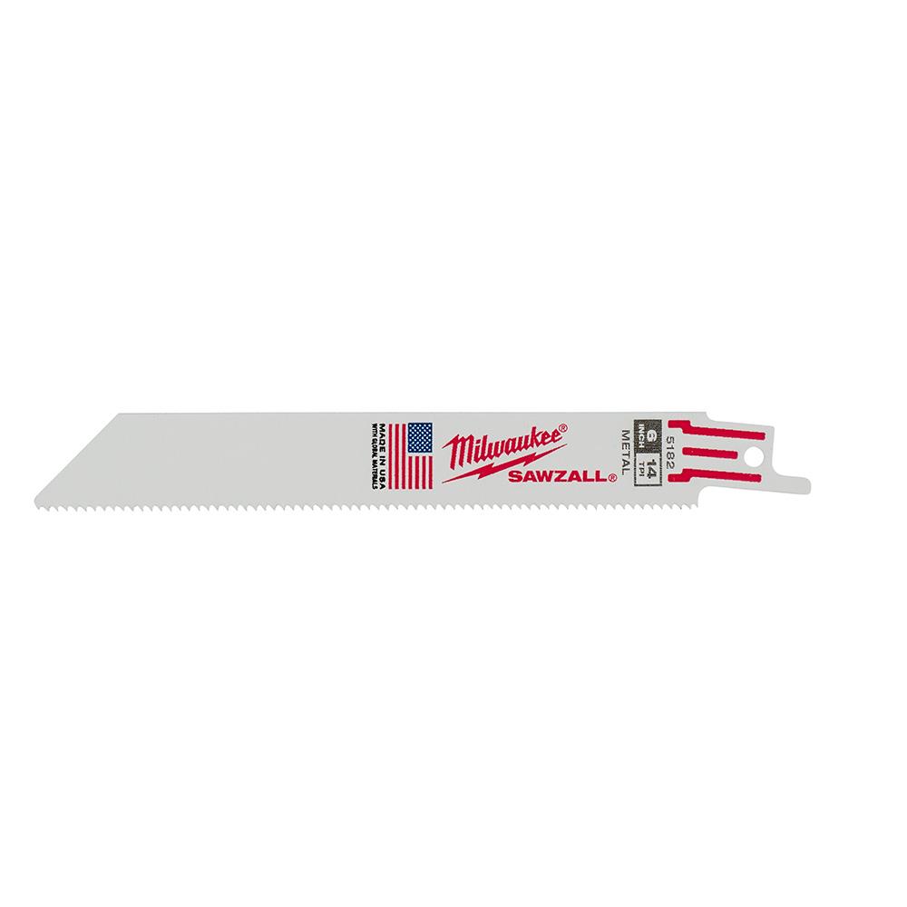 6&#34; 14 TPI Sawzall® Blades (50)