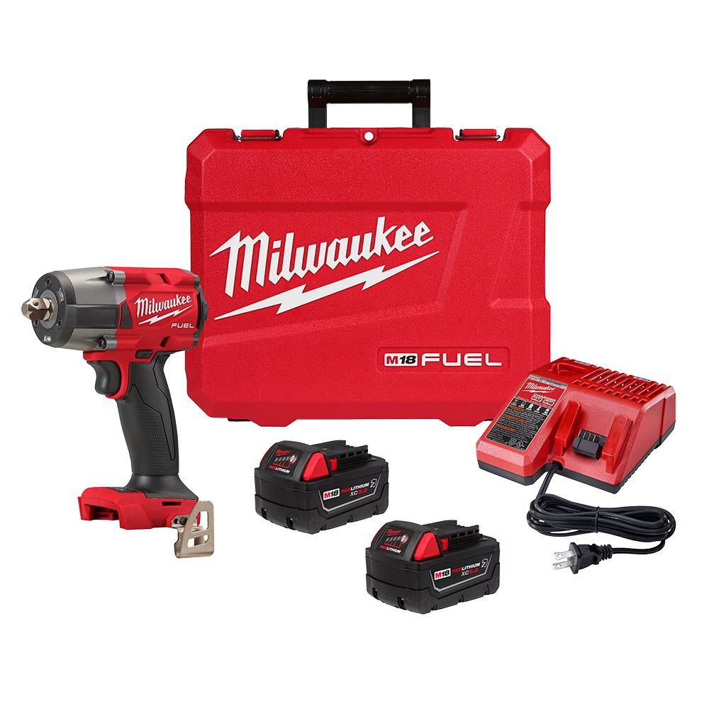 M18 FUEL™ 1/2&#34; Mid-Torque Impact Wrench w/ Pin Detent Kit