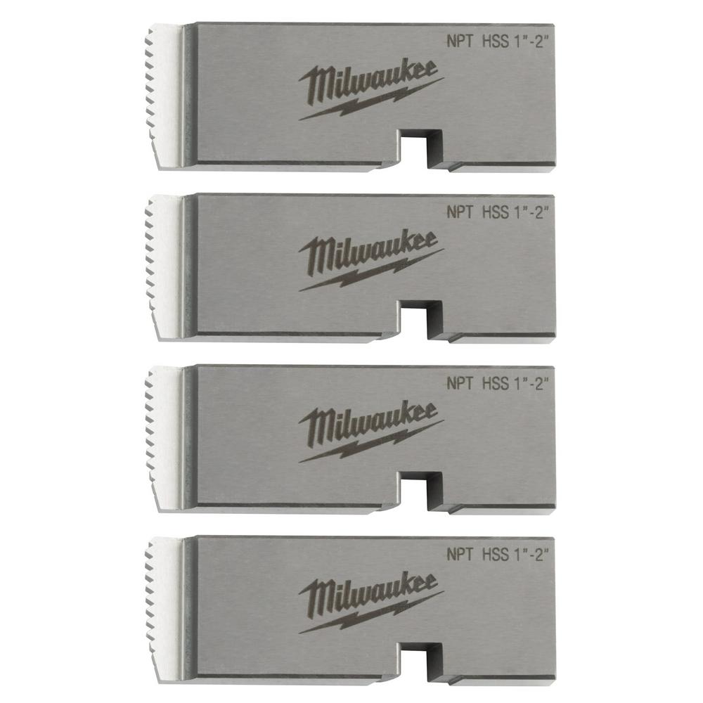 Milwaukee® 1&#34;-2&#34; HIGH SPEED FOR STAINLESS NPT Universal Pipe Threading Dies