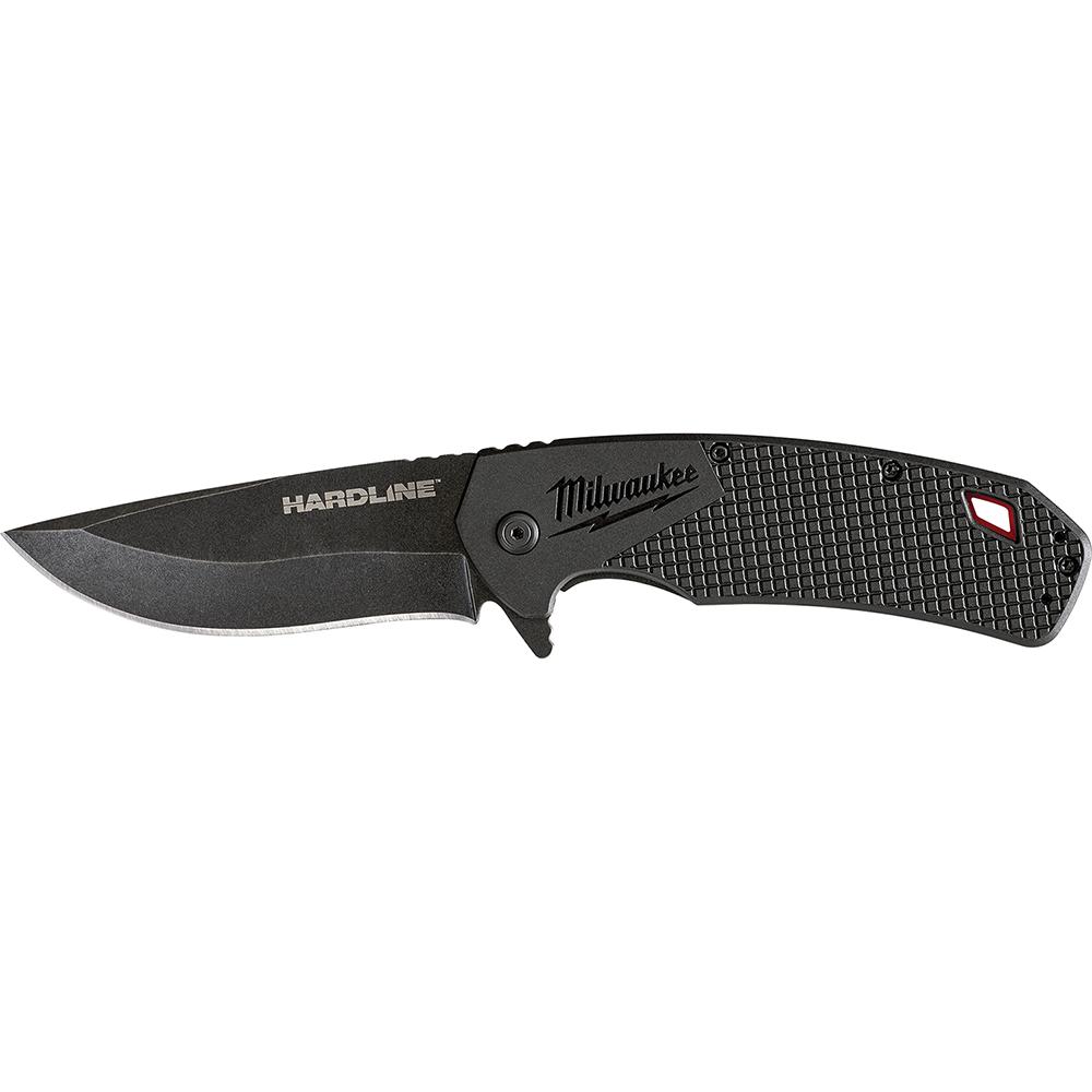 3.5 in. HARDLINE™ Smooth Recurve Drop Point Blade Pocket Knife