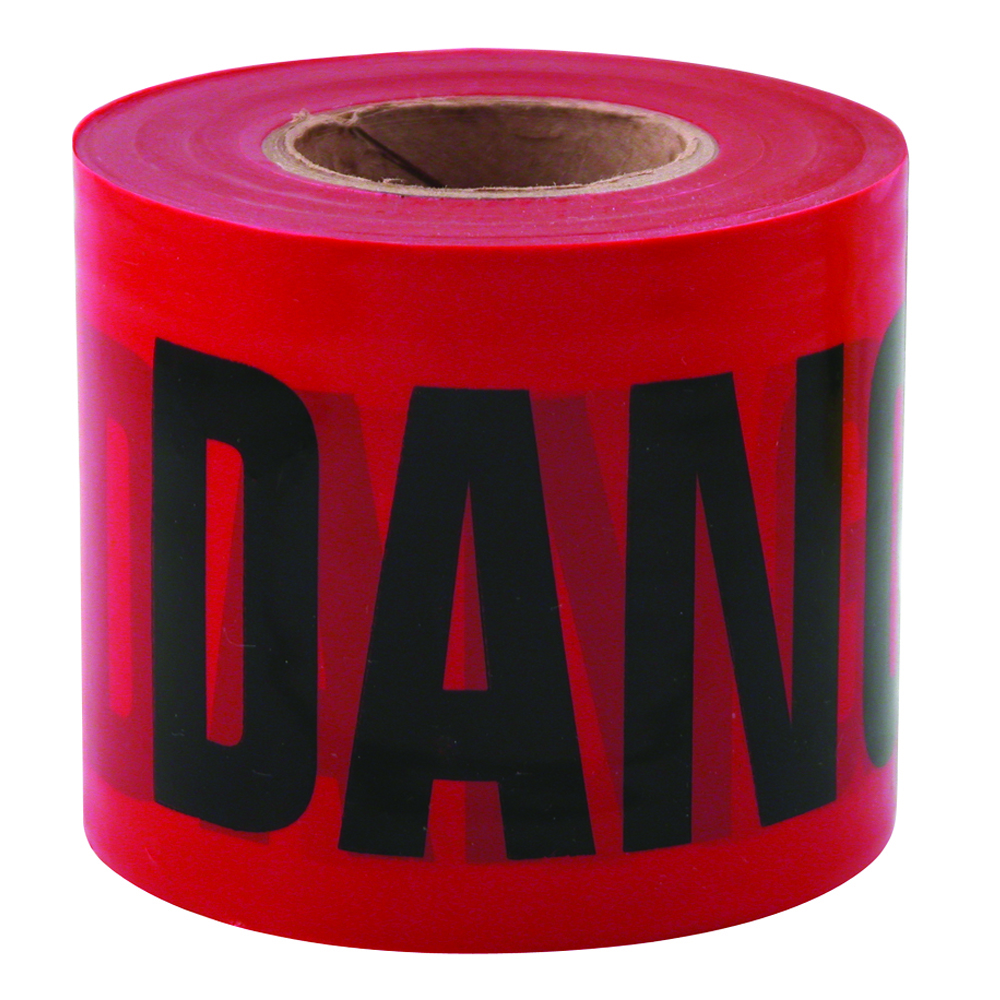 200 ft. Red Barricade Tape - Danger/Peligro