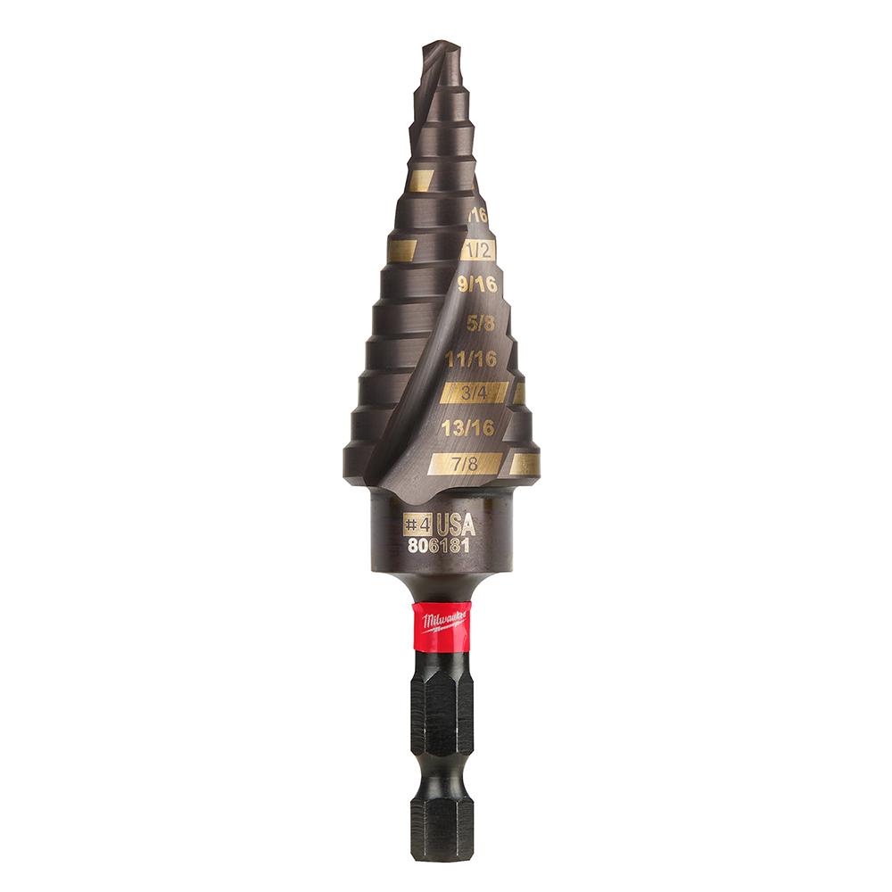 SHOCKWAVE™ Impact Duty™ Step Bit #4 3/16 - 7/8 in.