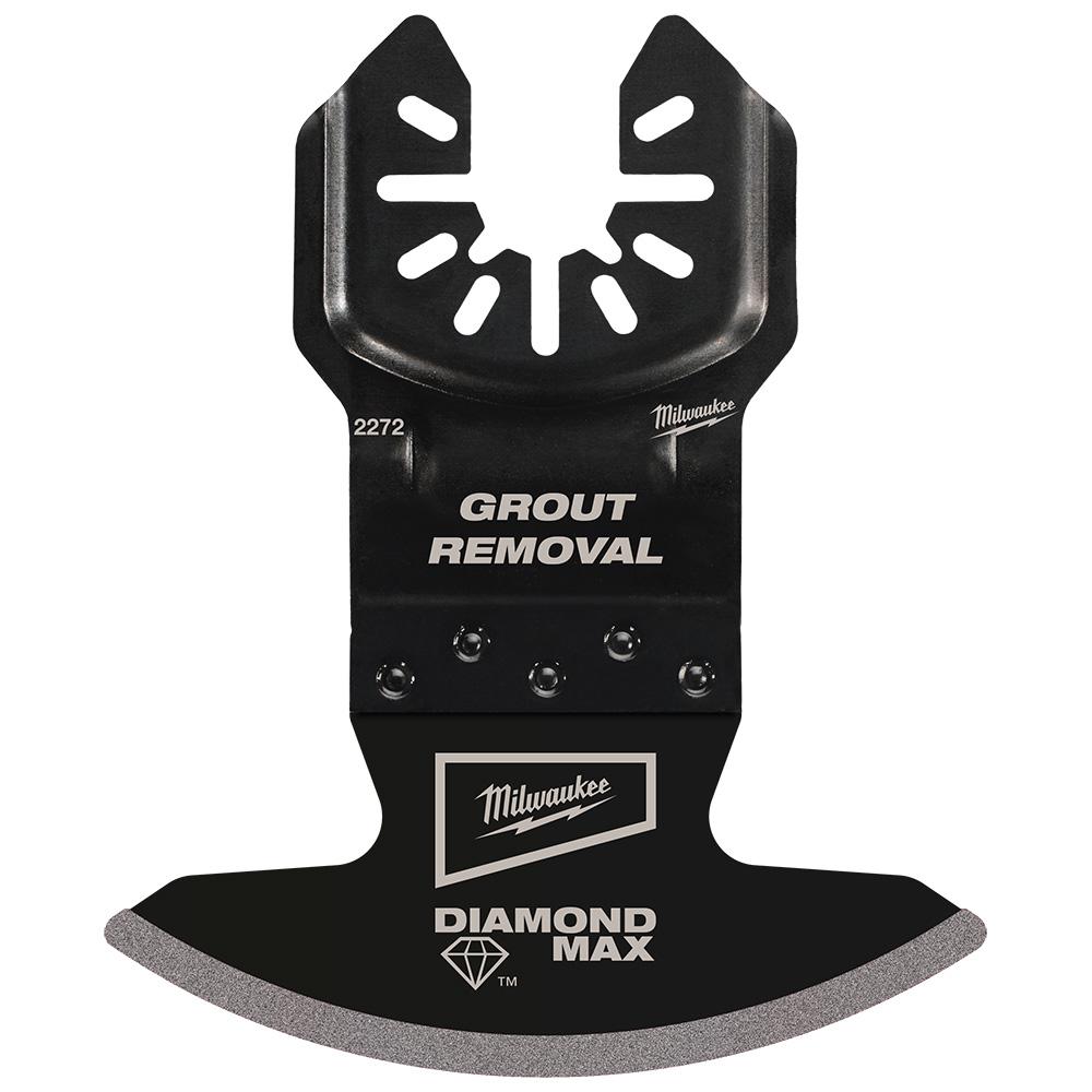 MILWAUKEE® OPEN-LOK™ DIAMOND MAX™ Diamond Grit Grout Removal Multi-Tool Blade 5PK