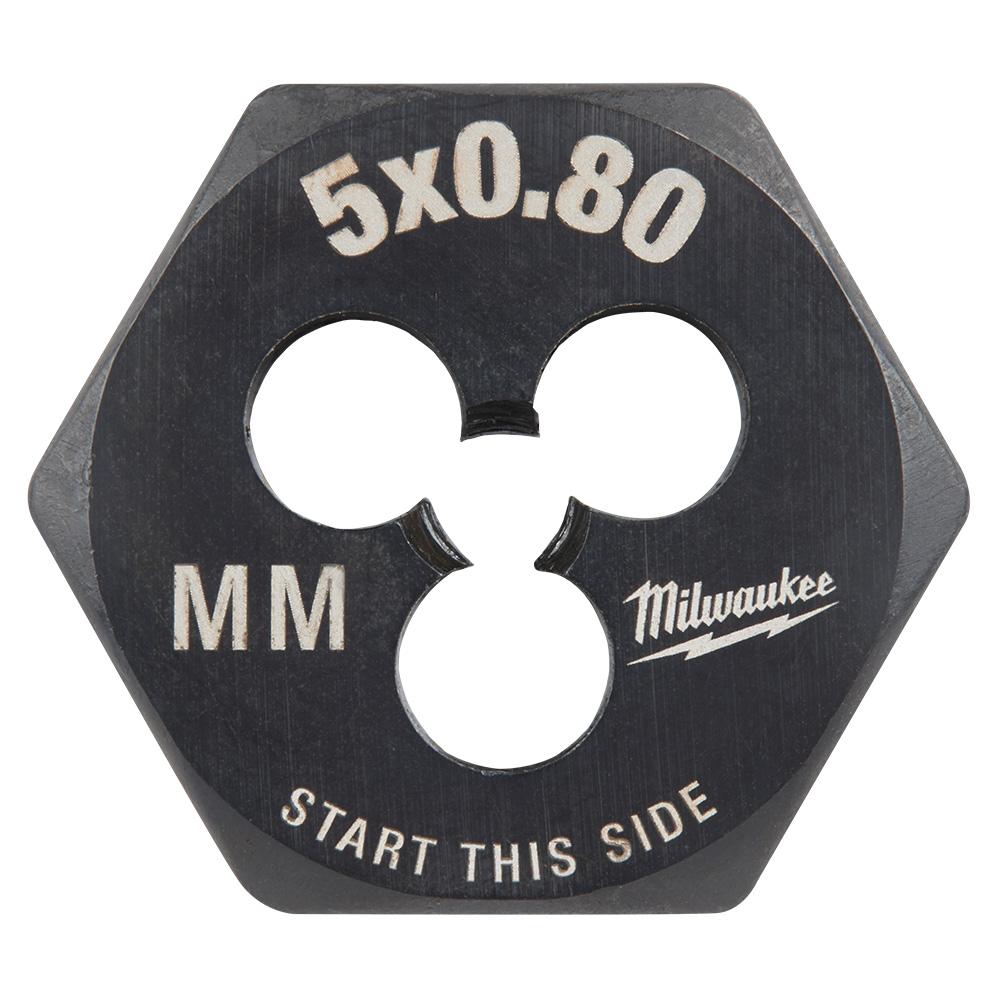 M5-0.80 mm 1-Inch Hex Threading Die