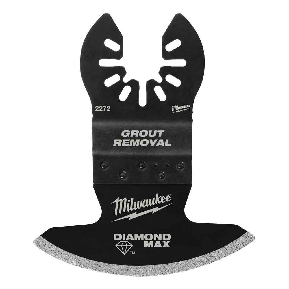 MILWAUKEE® Universal Fit OPEN-LOK™ Diamond MAX™ Diamond Grit Grout Removal Multi-Tool Blade 1 PK