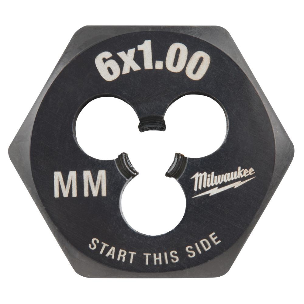 M6-1.00 mm 1-Inch Hex Threading Die