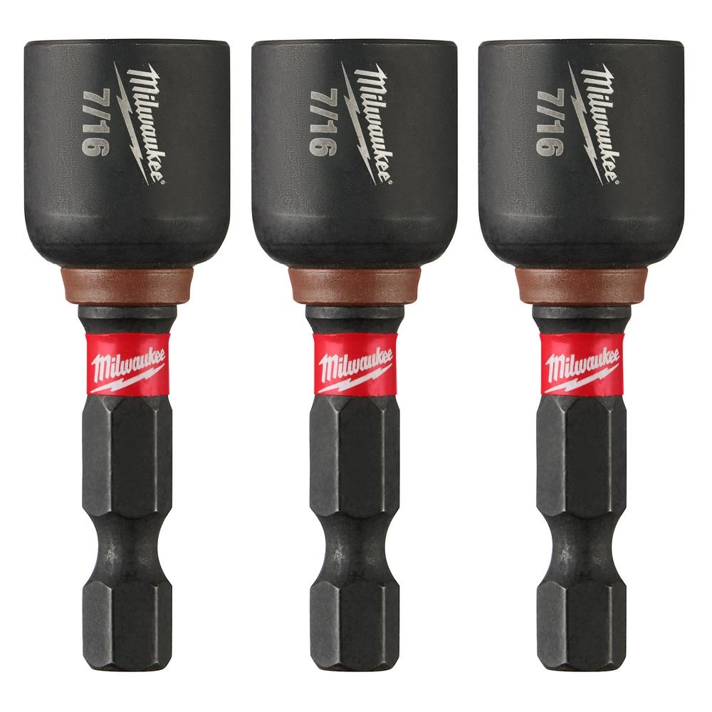 SHOCKWAVE Impact Duty™ 7/16” x 1-7/8” Magnetic Nut Driver 3PK