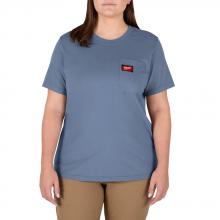 Milwaukee F451U-S - Women's GRIDIRON™Pocket T-Shirt - Short Sleeve Blue S