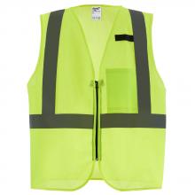 Milwaukee 48-73-2243 - Class 2 High Visibility Yellow Mesh One Pocket Safety Vest - 2X/3X