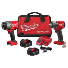 Milwaukee 3010-22 - M18 FUEL™ 1/2" HTIW & 3/8" MTIW Automotive Combo Kit