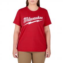 Milwaukee F453R-L - Women's GRIDIRON™ Logo Tee - Short Sleeve Red L