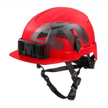 Milwaukee 48-73-1373 - BOLT™ Red Front Brim Safety Helmet with IMPACT ARMOR™ Liner (USA) - Type 2, Class E