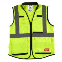 Milwaukee 48-73-5081 - High Visibility Yellow Performance Safety Vest - S/M (CSA)