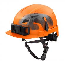 Milwaukee 48-73-1377 - BOLT™ Orange Front Brim Safety Helmet with IMPACT ARMOR™ Liner (USA) - Type 2, Class E
