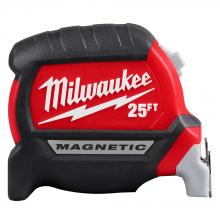 Milwaukee 48-22-0327 - 25ft Electrician's Compact Wide Blade Magnetic Tape Measure