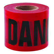 Milwaukee 77-0204 - 200 ft. Red Barricade Tape - Danger/Peligro