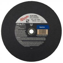 Milwaukee 49-94-1270 - 12 in. x 1/8 in. x 20 mm Cut-Off Wheel (Type 1)