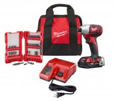 Milwaukee 2656-21B - M18™ 1/4 in. Hex Impact Driver w/ 32-Piece Impact Kit