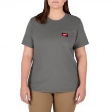 Milwaukee F451G-M - Women's GRIDIRON™Pocket T-Shirt - Short Sleeve Gray M