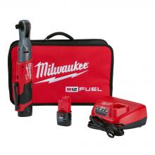 Milwaukee 2558-22 - M12 FUEL™ 1/2 in. Ratchet 2 Battery Kit