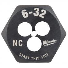 Milwaukee 49-57-5315 - 6-32 NC 1-Inch Hex Threading Die