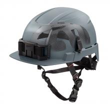 Milwaukee 48-73-1381 - BOLT™ Gray Front Brim Safety Helmet with IMPACT ARMOR™ Liner (USA) - Type 2, Class E