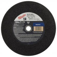 Milwaukee 49-94-1220 - 12 in. x 3/32 in. x 1 in. Cut-Off Wheel (Type 1)