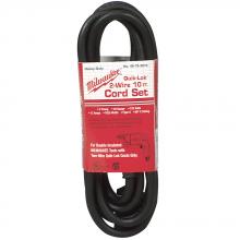 Milwaukee 48-76-5010 - 10 ft. 2-Wire Quik-Lok® Cord