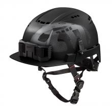 Milwaukee 48-73-1374 - BOLT™ Black Front Brim Vented Safety Helmet with IMPACT ARMOR™ Liner (USA) - Type 2, Class C