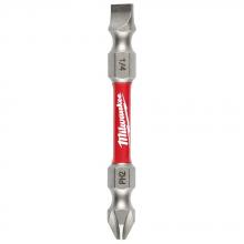 Milwaukee 48-32-4310 - SHOCKWAVE™ Impact Phillips #2 / Slotted 1/4 in. Double Ended Bit