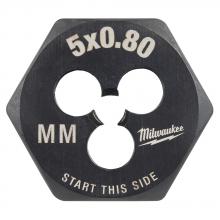 Milwaukee 49-57-5329 - M5-0.80 mm 1-Inch Hex Threading Die