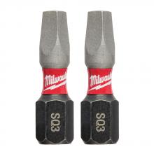 Milwaukee 48-32-4423 - SHOCKWAVE™ Impact Square Recess #3 Insert Bits