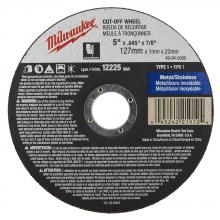 Milwaukee 49-94-5000 - 5 in. x .045 in. x 7/8 in. Cut-Off Wheel (Type 1)