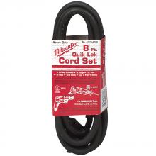 Milwaukee 48-76-4008 - 8 ft. 3-Wire Quik-Lok® Cord