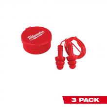 Milwaukee 48-73-3151P - 3PK Reusable Corded Earplugs