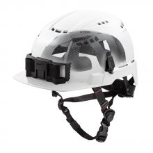 Milwaukee 48-73-1364 - BOLT™ White Front Brim Vented Safety Helmet with IMPACT ARMOR™ Liner (USA) - Type 2, Class C