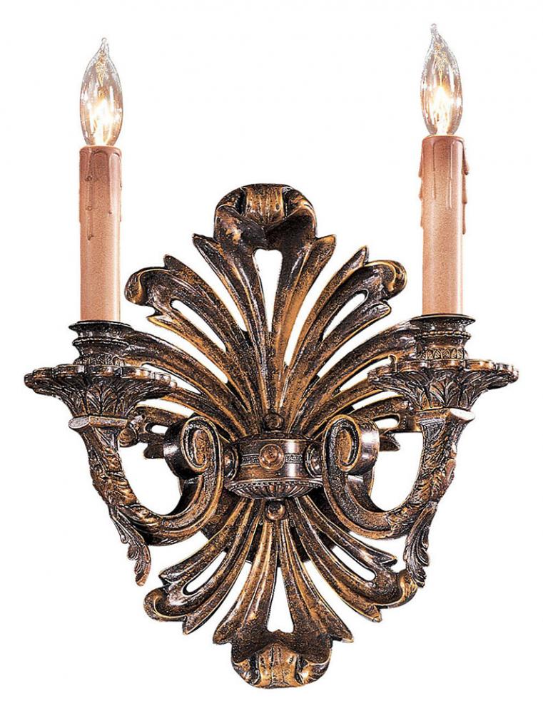 2 LIGHT WALL SCONCE