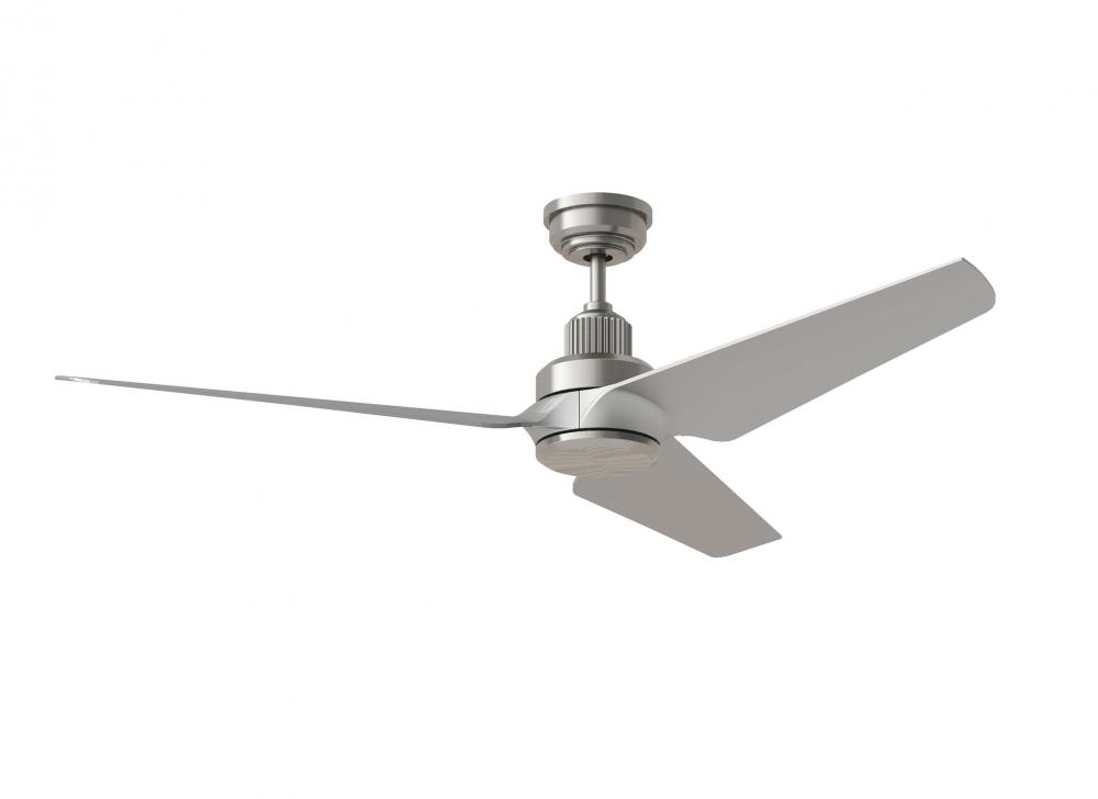 Ruhlmann Smart 52&#34; Dimmable Indoor/Outdoor Integrated LED Brushed Steel Ceiling Fan