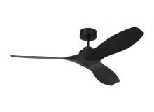 Visual Comfort & Co. Fan Collection 3CLNCSM52MBK - Collins Coastal 52-Inch Indoor/Outdoor Energy Star Smart Ceiling Fan