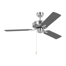 Visual Comfort & Co. Fan Collection 3LD48BS - Linden 48'' traditional indoor brushed steel silver ceiling fan with reversible motor
