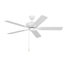 Visual Comfort & Co. Fan Collection 5LD52RZW - Linden 52'' traditional indoor matte white ceiling fan with reversible motor