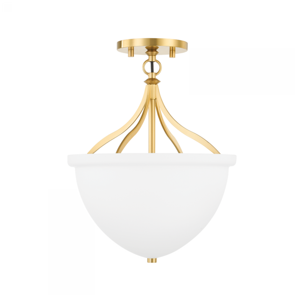 1 LIGHT SEMI FLUSH