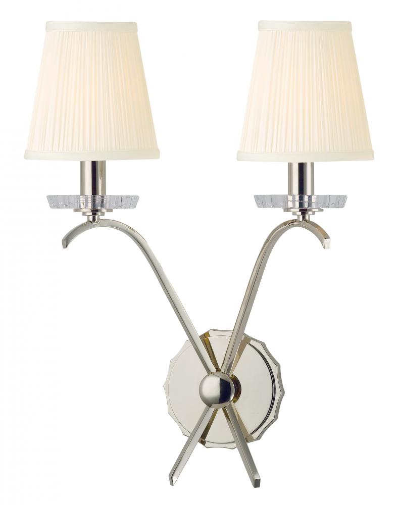 2 LIGHT WALL SCONCE