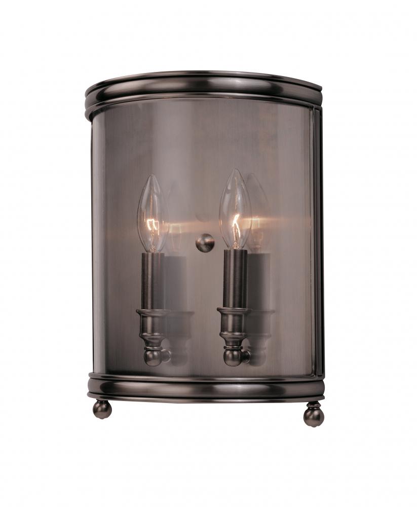 2 LIGHT WALL SCONCE