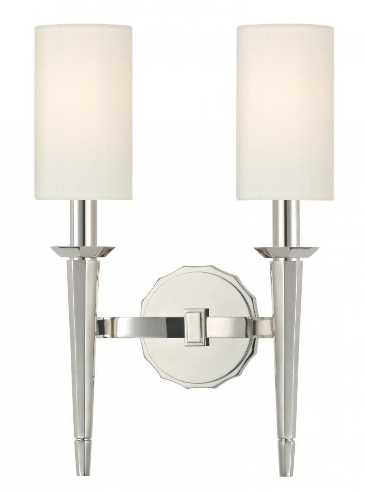 2 LIGHT WALL SCONCE