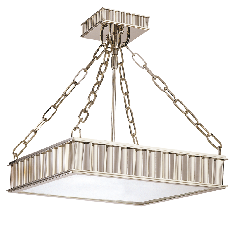 3 LIGHT SEMI FLUSH