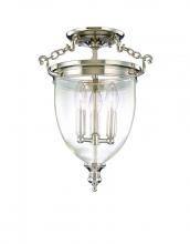 Hudson Valley 140-PN - 3 LIGHT SEMI FLUSH